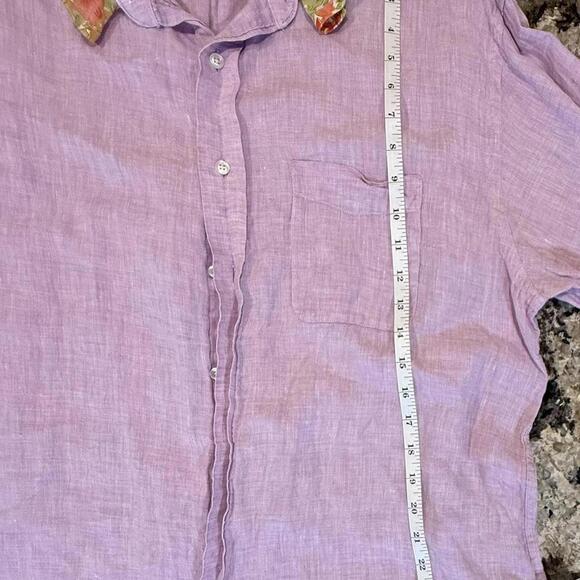 Upcycled Reworked Ruffle Collar Men’s Shirt - Picture 3 of 3